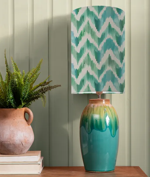 Eucalyptus Table Lamp With Savh Shade
