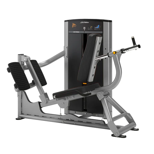 Axiom Series Leg Press - Platinum Frame / Black Upholstery