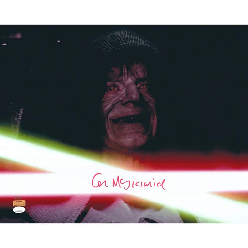 Ian Mcdiarmid Autographed 16x20 Photo Star Wars Emperor Signed Jsa Igm Coa