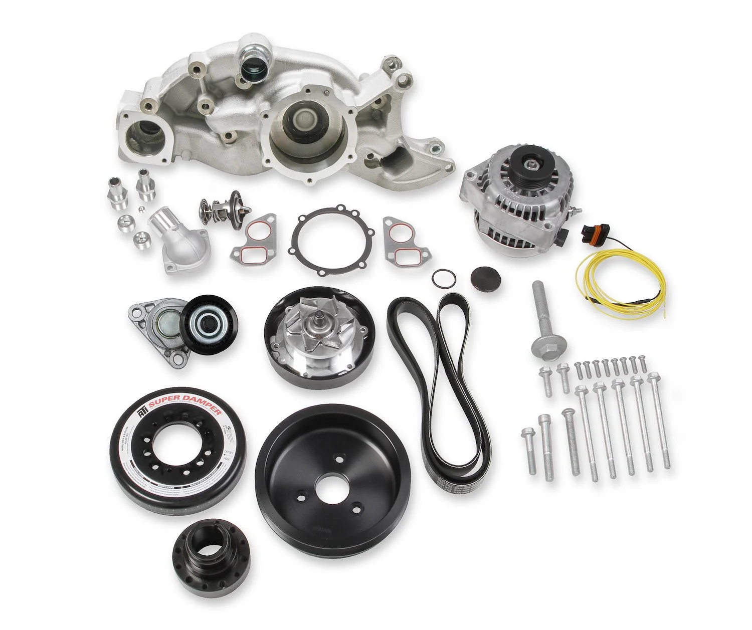 Holley 20-182 Ls Premium Mid-mount Race Accessory Drive Kit