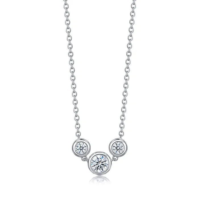 Infini Love Diamond - 'iconic' 18k White Gold Diamond Necklace