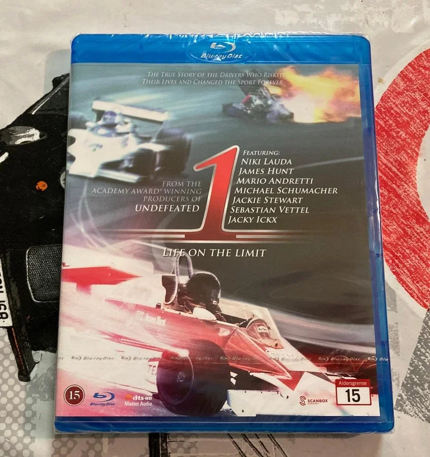 1 - Life On The Limit (2013) Formula 1 Dokumentarfilm Inplastad Svensk Utgåva