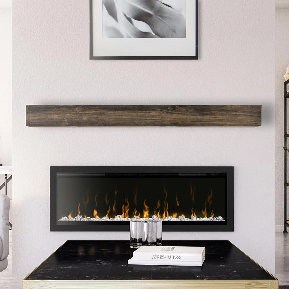 Vail Wood Fireplace Mantel Shelf