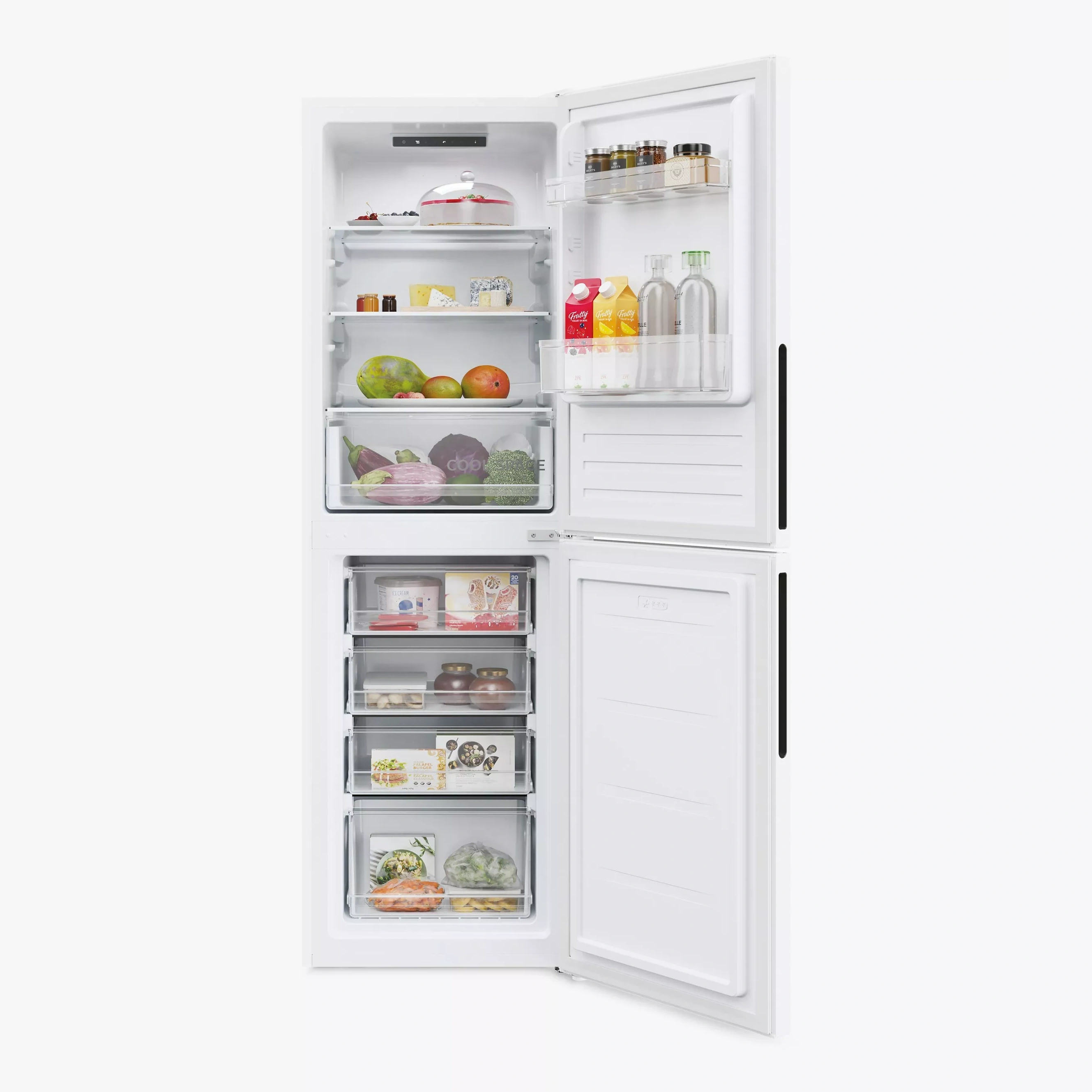 Hoover H-fridge Hoct3l517ewk-1 Freestanding 50/50 Fridge Freezer, White