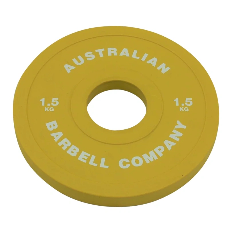 Olympic Change Plates - 1.5kg Pair - Yellow