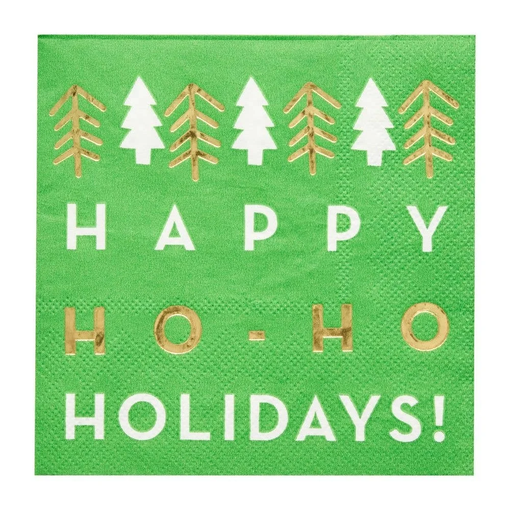 Ho-ho Holidays' Cocktail Napkins