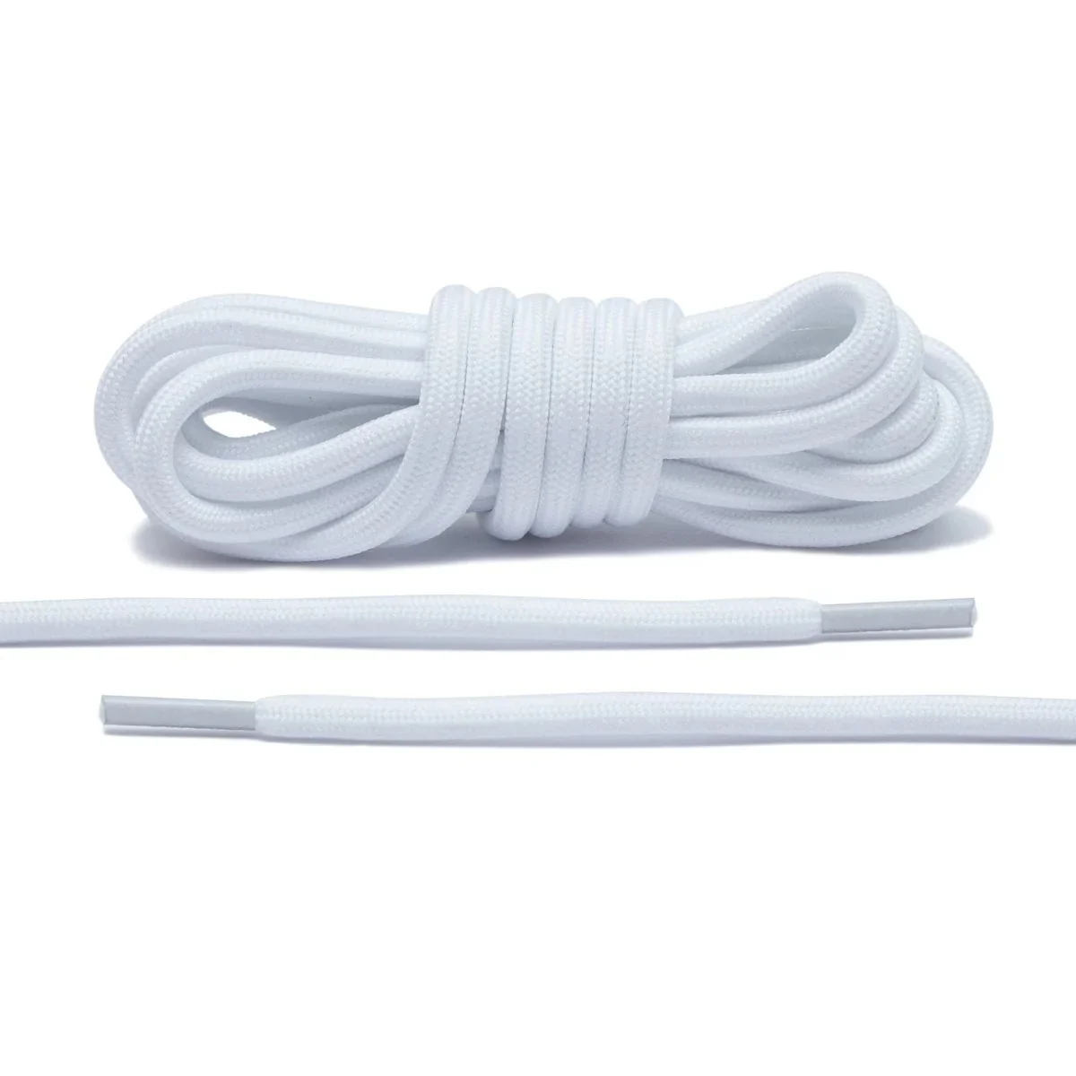 Solid Color Rope Custom Shoe Laces - White/60cm