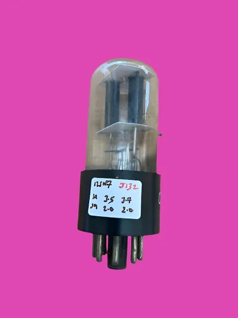 12sn7gt Sylvania Us Navy Silver Base Print Tube