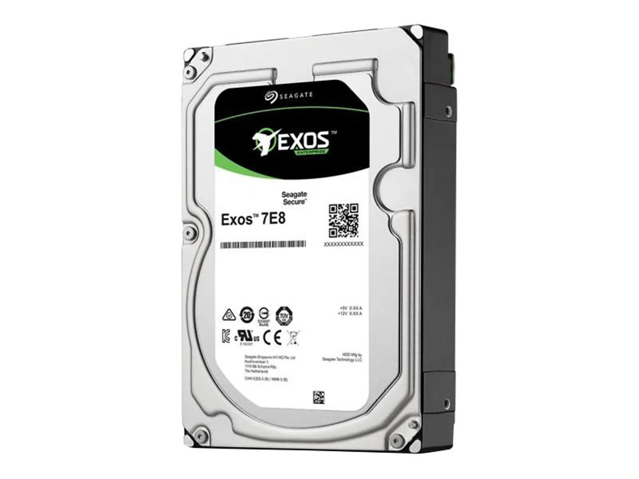Seagate Exos 7e8 St2000nm004a - Hard Drive - 2 Tb - Internal - 3.5" - Sas 12gb/s - 7200 Rpm - Buffer: 256 Mb