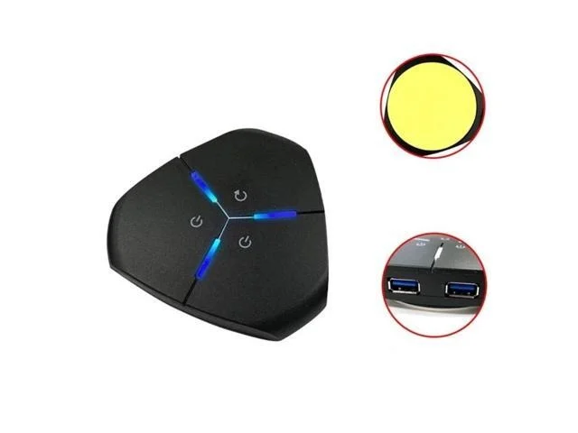 Desktop Computer Power Switch For Office Hotel Home Cafe Double Keys Switch(switch With Usb)