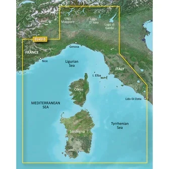 Garmin Bluechart G3 Vision Hd - Veu451s - Legurian Sea, Corsica & Sardinia - Microsd™/sd | 010-c0795-00