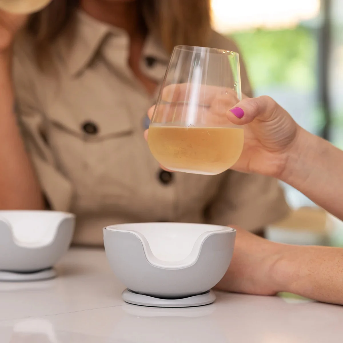 Stemless Chiller Gift Set - Quartz