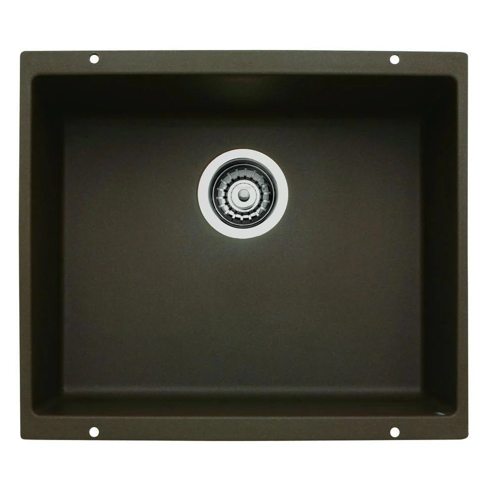 Blanco Precis Undermount Composite 20.75x 18x7.5 0-hole Single Bowl Kitchen Sink In Cafe Brown 509564