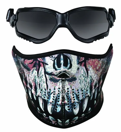 Crosman Predator Protection Set Mil Grade Goggles/halfmask