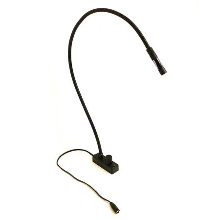 Littlite Anser Task Light Set With 12" Gooseneck & Dimmer Chassis, Euro Power Supply