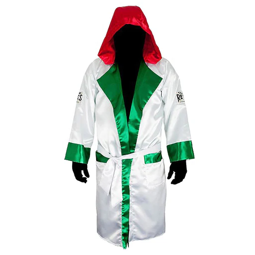 Cleto Reyes Satin Boxing Robe With Hood - Multi-color