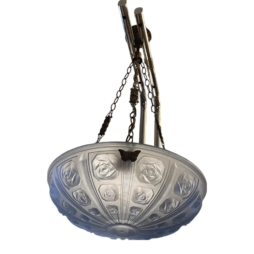 Mid‑century Glass Pendant, 1950s