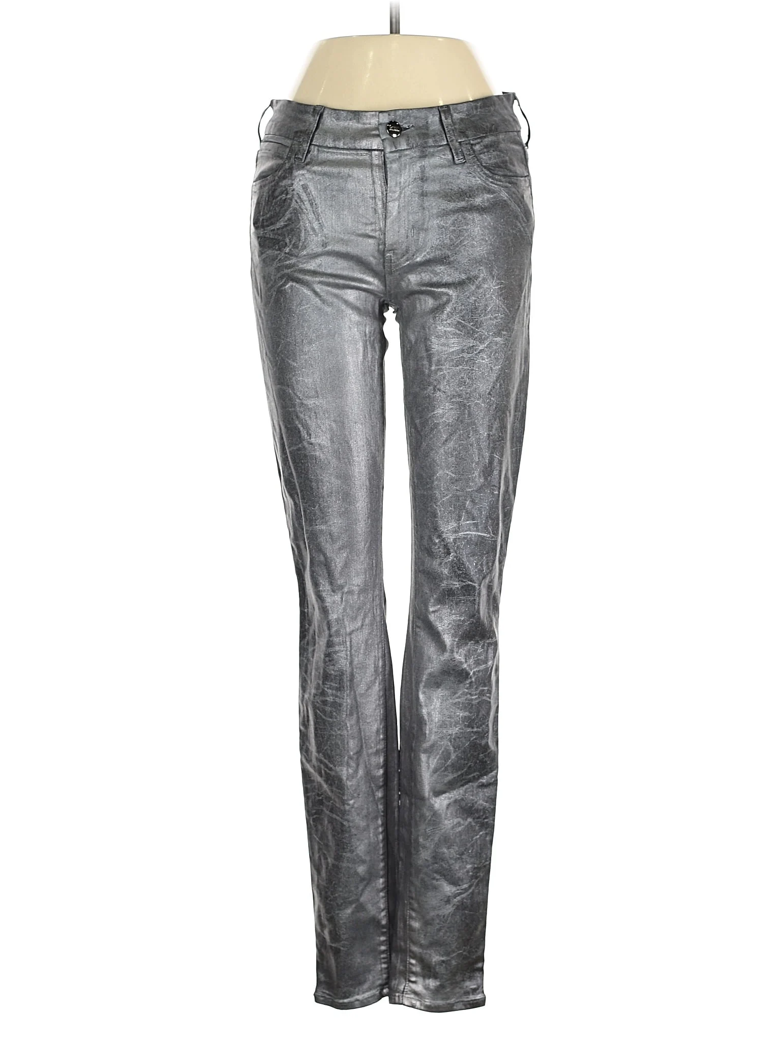 Koral Metallic Silver Jeans