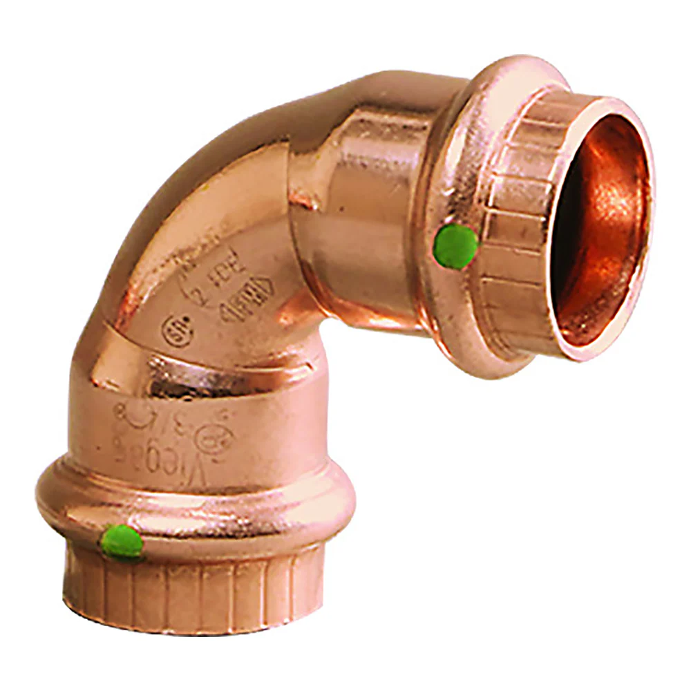 Viega Propress 1" - 90° Copper Elbow - Double Press Connection - Smart Connect Technology | 77027