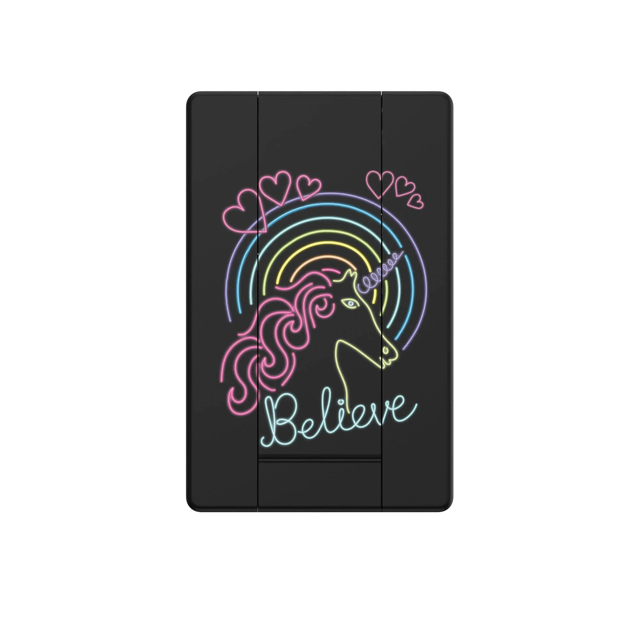 Grabtab Neon Nights Collection - Unicornbelieve Black