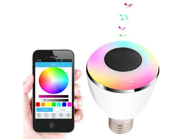 Bl08a Smart Led Blub Light Wireless Bluetooth Speaker Led Lights110v-240v E27 3w Lamp Audio For Iphone 5s 5c Ipad
