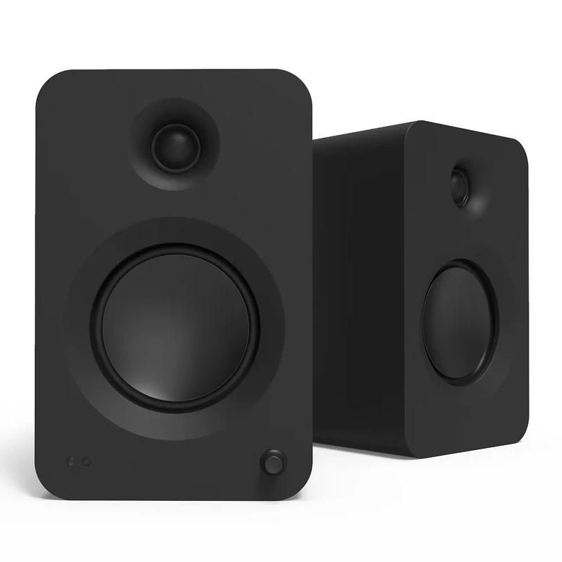 Kanto Ren 200w Bookshelf Bluetooth Speakers, Matte Black, Pair
