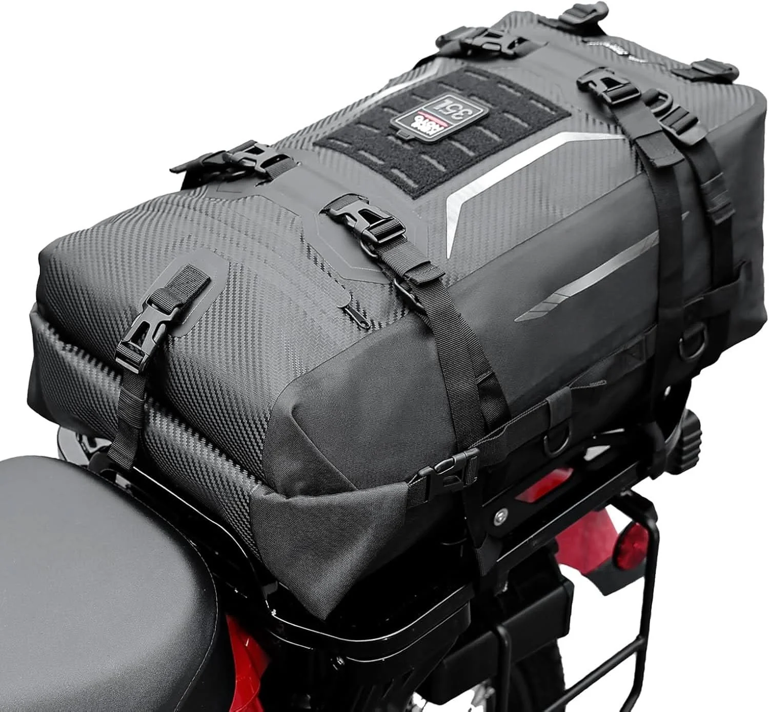 Motorcycle Tail Bag 35l Totally Waterproof Backpack