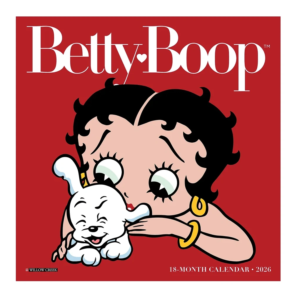 2026 Willow Creek Betty Boop 7 X 7 Monthly Wall Calendar