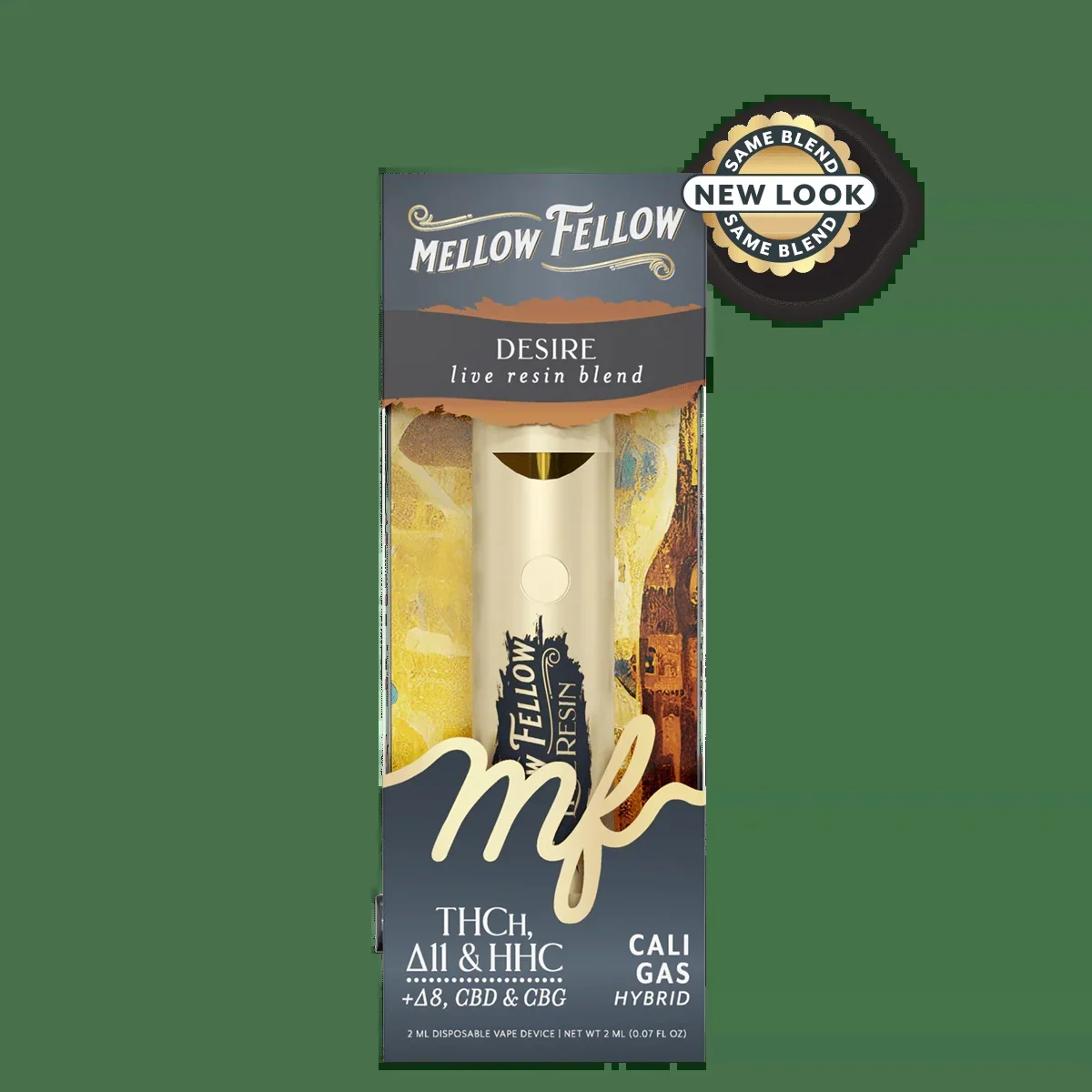 Desire Blend 2ml Live Resin Disposable Vape - Cali Gas (hybrid)