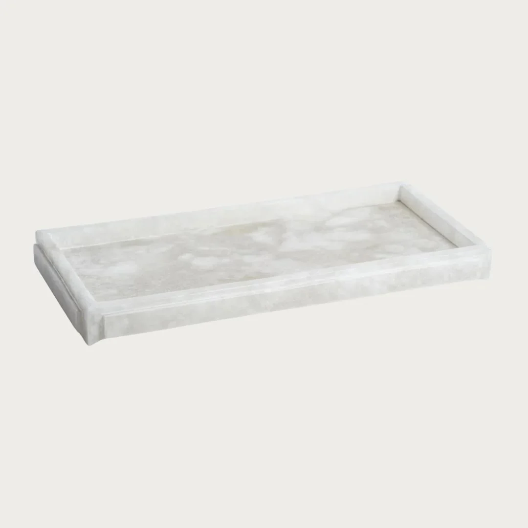 11" L Alabaster Tray