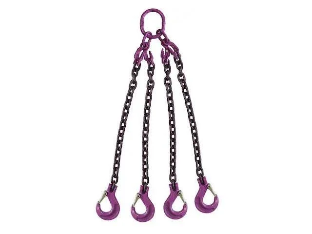 Us Cargo Control 932g100qosa-20 9/32" X 20' - Adjustable 4 Leg Chain Sling W/