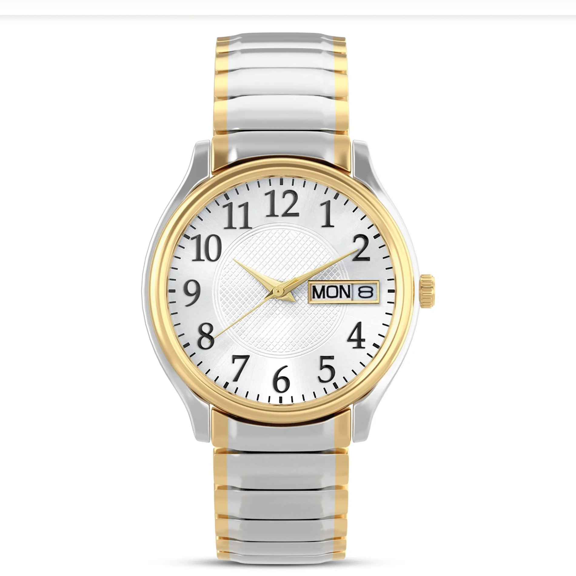 Classic Daytimer Men's Watch With Engraved Initials