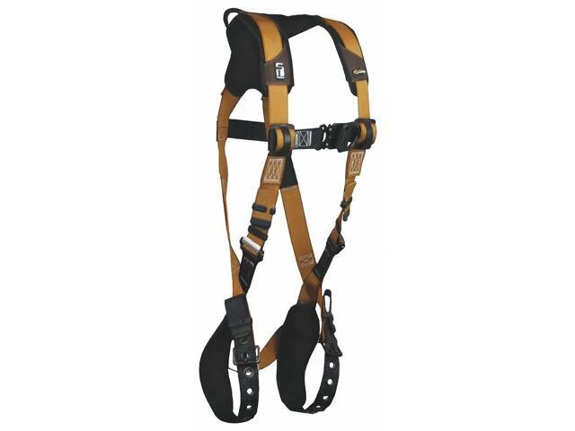 Full Body Harness Gold/brown Includes Gel Infused Pad