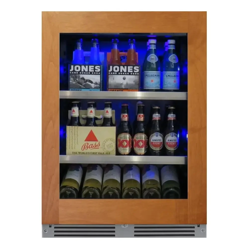 Xo Xou24bcgoa 24 Inch Beverage Center With 118 Can Capacity, Ada Compliant, Reversible Door, Secure Door Lock, Low-e Glass, In Panel Ready
