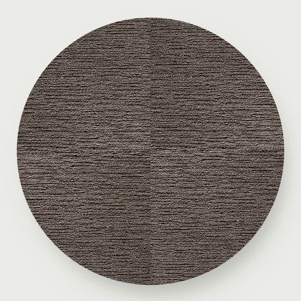 Made You Look Round Rug - Mink - 3.25 Diameter