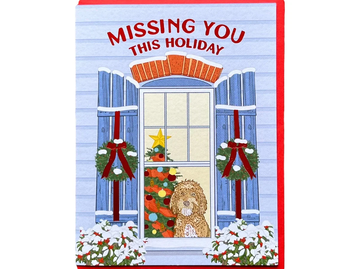 Missing You Holiday Card - Single Card