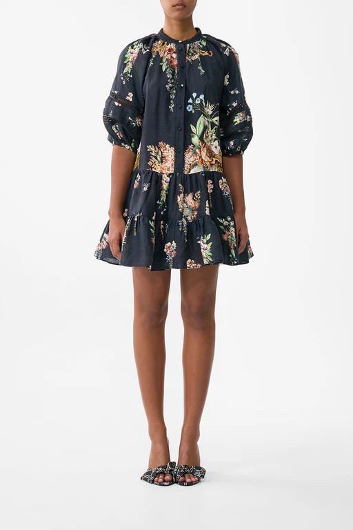 Puff Sleeve Shirt Dress Noble Endeavours