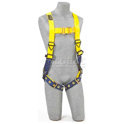 Dbi-sala Vest Style Harness 1107806 Front Back D-ring Loops For Belt Tongue Buckle S