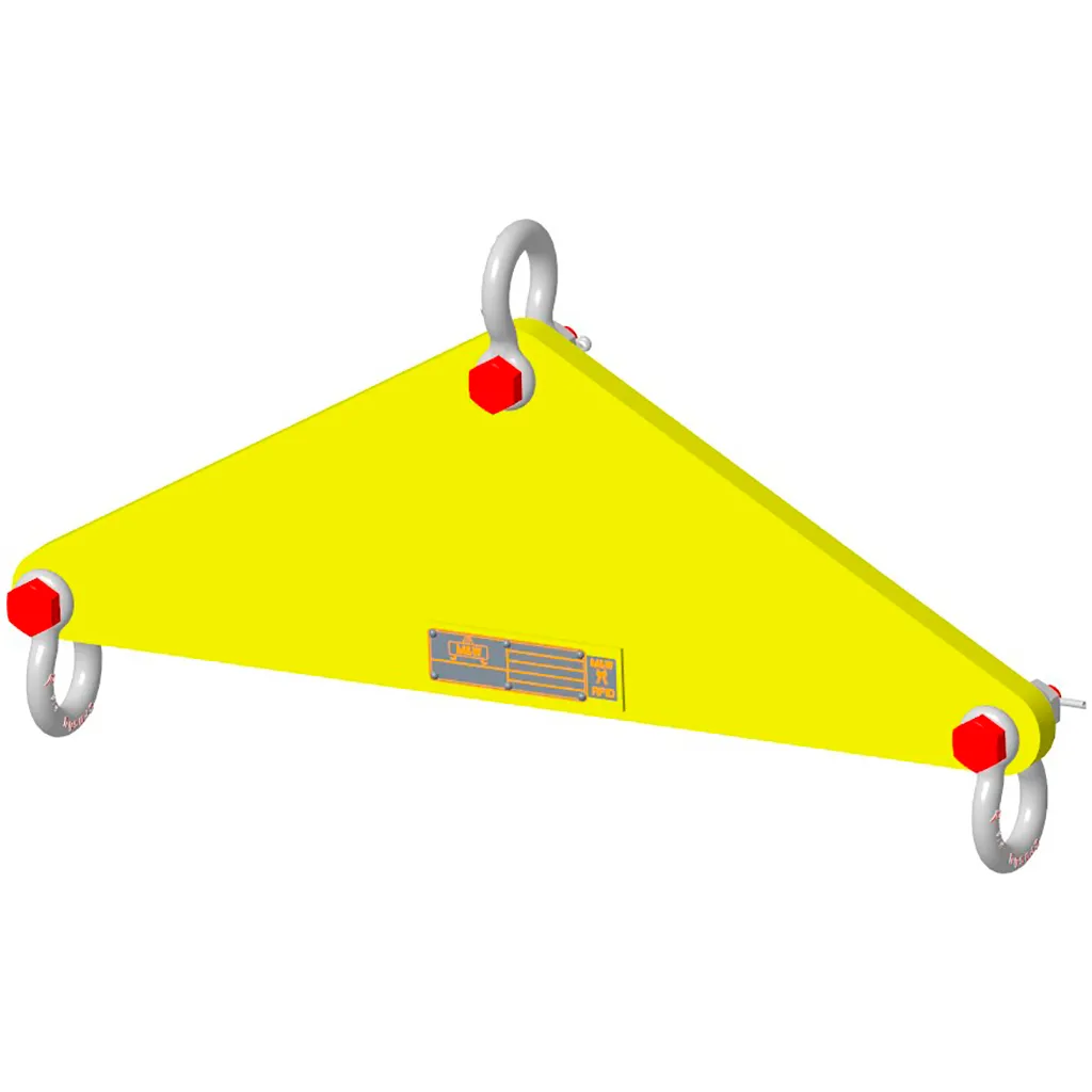 M&w 36" Lift Beam, Yellow, 25"l X 39"w X 12"h, 145lbs, 20000 Lb. Capacity