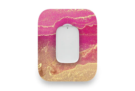 Pink Marble Patch - Medtrum Cgm - 20-pack