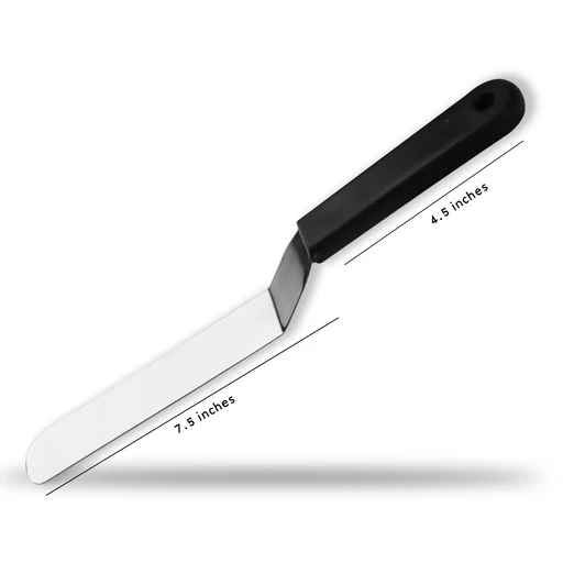 Chef Stainless Steel Butter Spreader Knife Cheese Spreader Bread Cream Knife - Medium 7.5 Inch