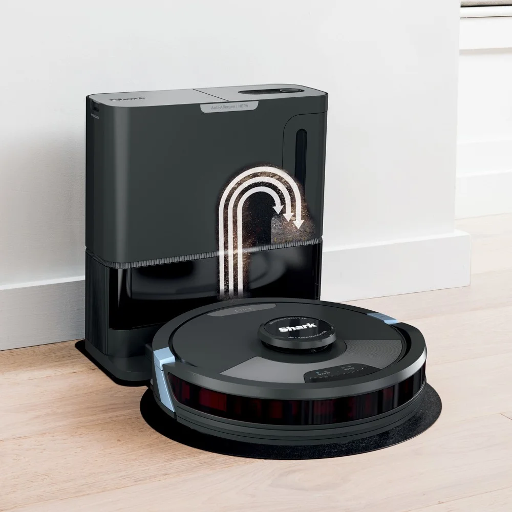 Shark Matrix Plus 2-in-1 Cordless Robot Vacuum & Mop Rv2610wa 10" Cleaning Path Black