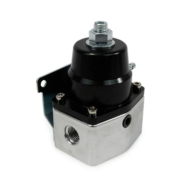 40 - 75 Psi Aluminum Fuel Pressure Bypass Regulator - Black
