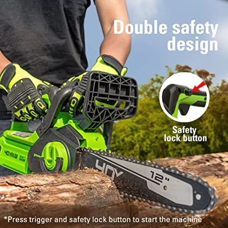 40v 12" Gen2 Cordless Battery Chainsaw W/ 2.0 Ah Battery & Charger