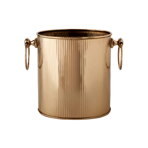 Rowan Ice Bucket In Brass - Large