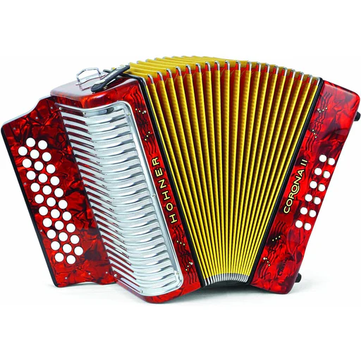 Hohner Corona Ii Classic Fbbeb Accordion - Pearl Red