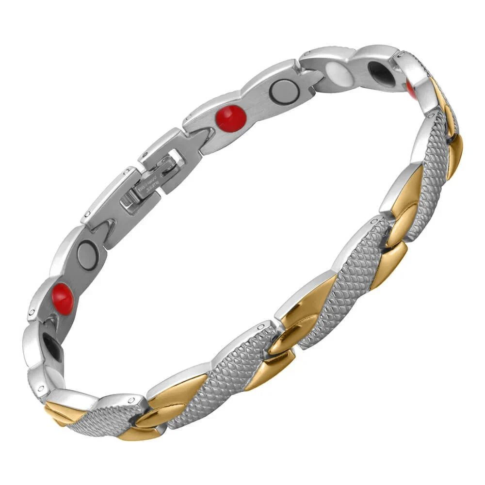Stainless Steel Energy Bracelet 4-in-1