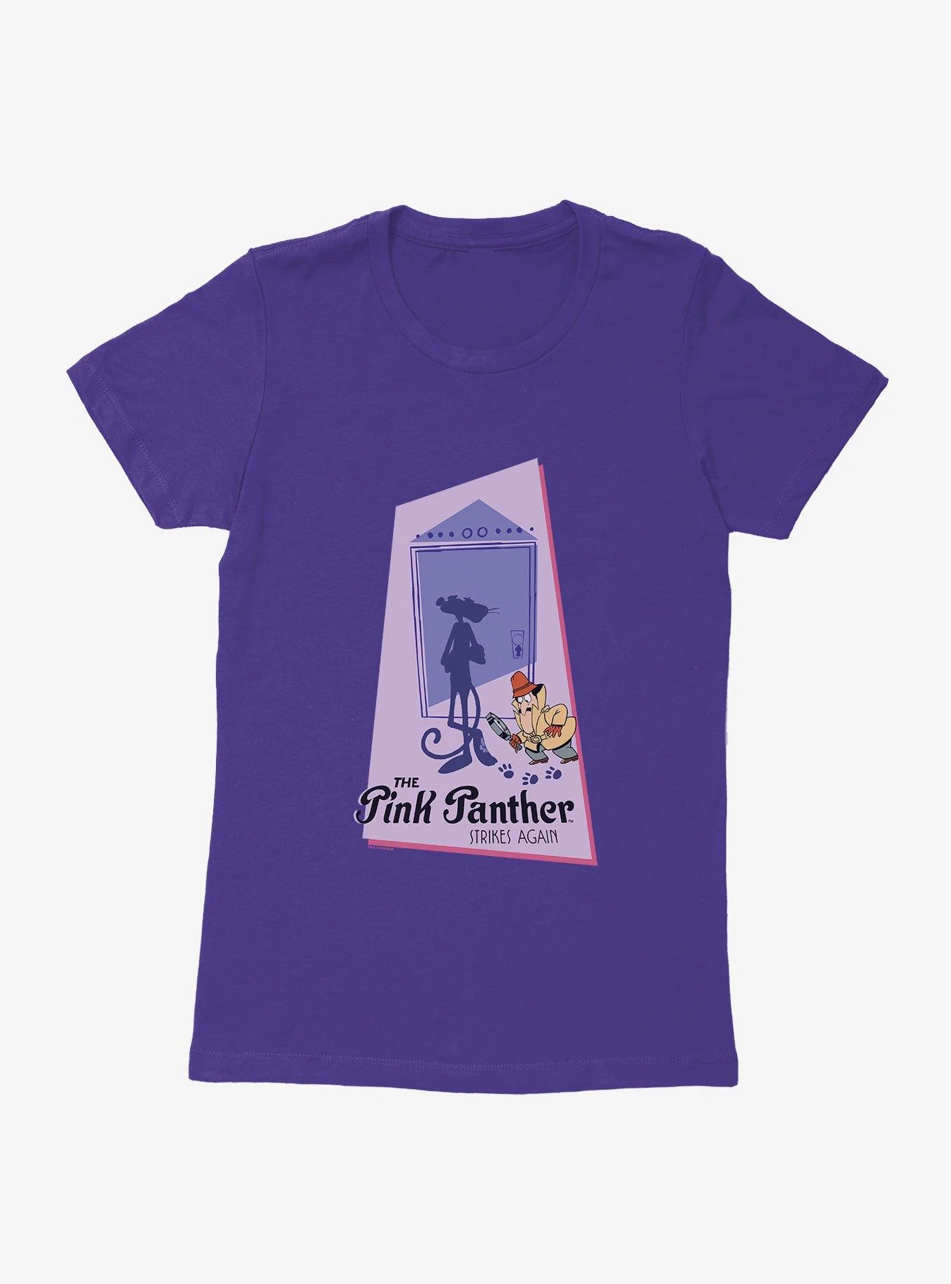 Pink Panther Strikes Again Womens T-shirt