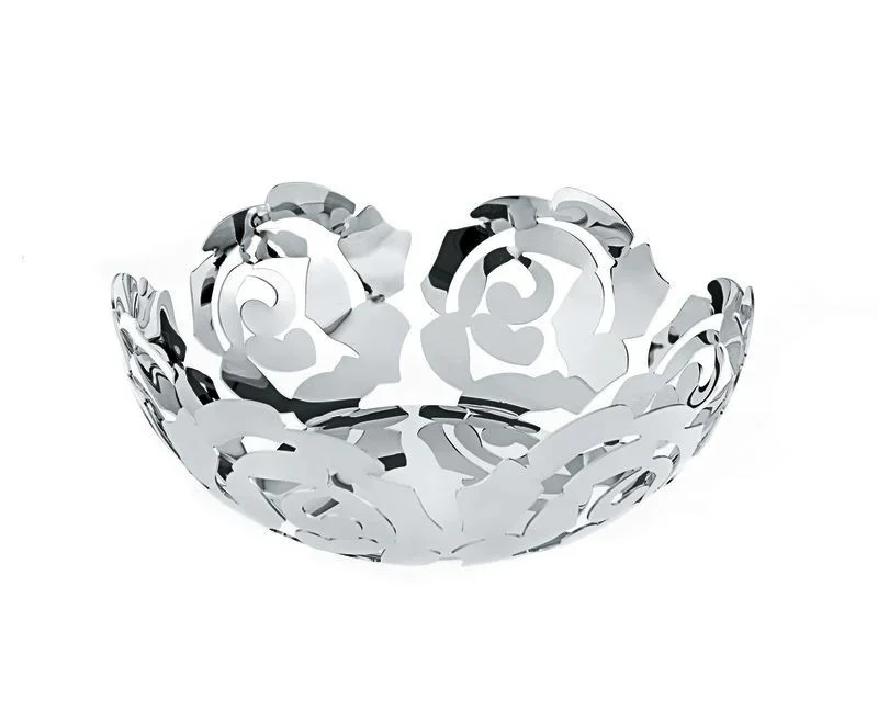 Alessi "la Rosa" Fruit Bowl - Large - Stainless Steel