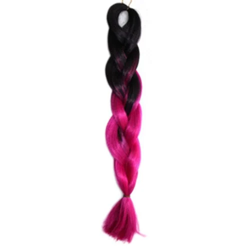 Afro Dyed Big Braid Chic Gradient Ramp Hair Extension - Cbz-20